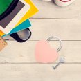 thumbnail image 4 of Shisuyan 2 Sets Love Locks Suitcase Padlocks Heart Shaped Luggage Padlock for Decor, 4 of 9