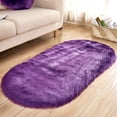 thumbnail image 1 of Agiferg Super Soft Faux Sheepskin Area Rugs For Bedroom Floor Shaggy Plush Carpet Faux Rug Bedside Rugs, 1 of 2