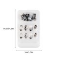 thumbnail image 3 of relayinert False Nail Removable Wearable Simple to Apply Smooth Surface Various Shapes Fake Fingernail Strong Viscosity Charming Paster 25, 3 of 6