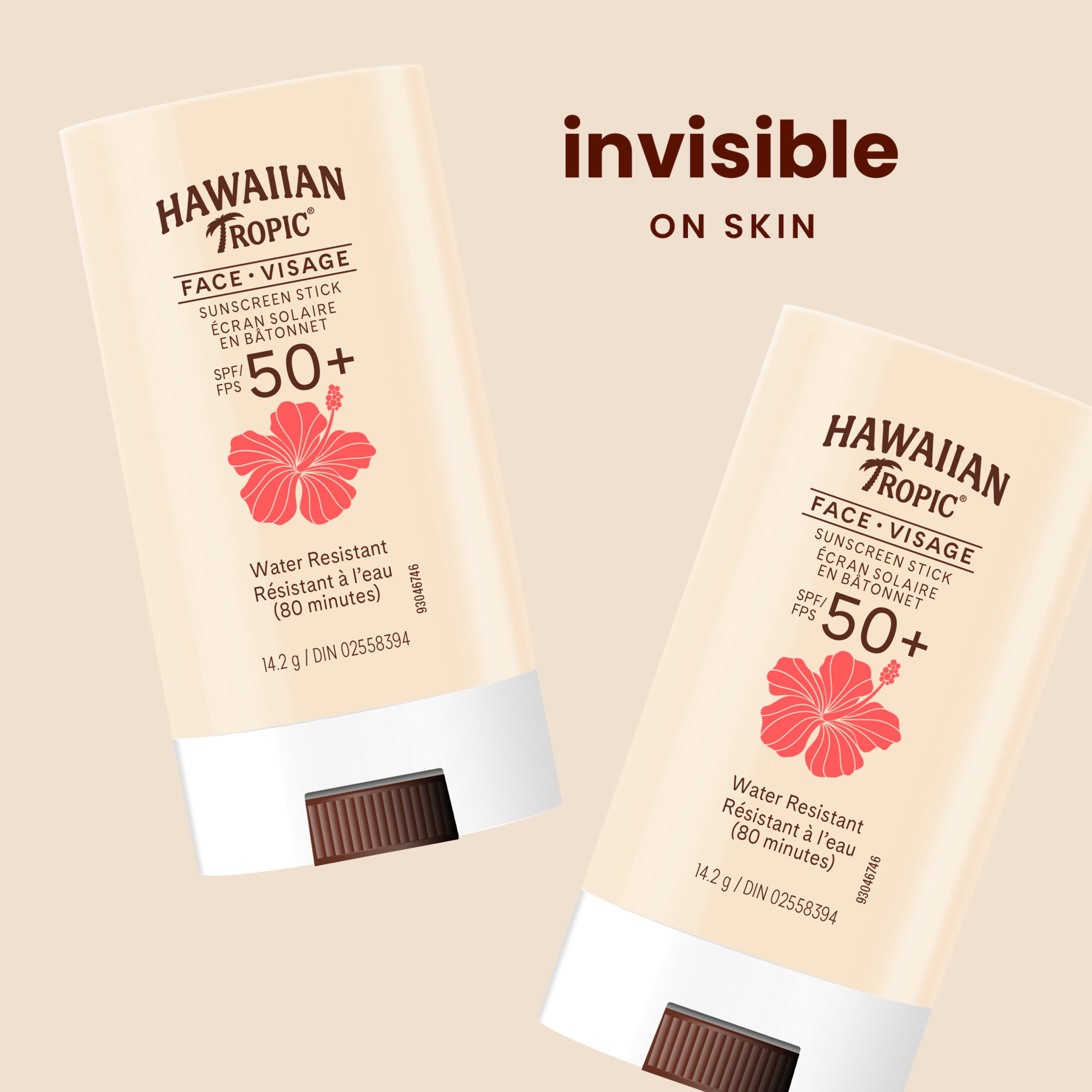 Hawaiian Tropic Visage ecran solaire en batonnet FPS 50+