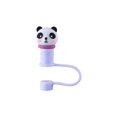 thumbnail image 1 of Silicone Straw Cover Protector 10mm Reusable Drinking Straw Covers Cap, Cute Cartoon Straw Tips Covers Straw Toppers for Tumblers Dust-Proof Straws Plugs Z0G9, 1 of 9