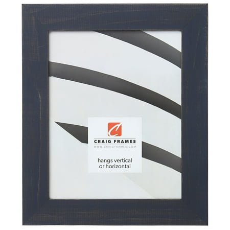 Craig Frames Jasper Picture Frame, 8 x 11 Inch, Country Weathered Blue