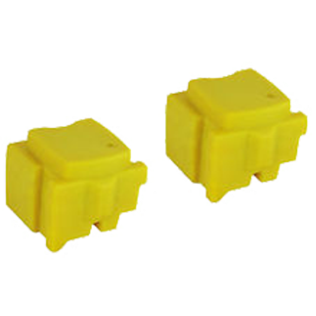 Zoomtoner Compatible XEROX 108R00928 Bâtons d'Encre Pleines Jaunes (Lot de 2)