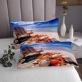 thumbnail image 3 of YST Queen Coverlet Set Beach Themed Bedspread Set Tropical Ocean Quilt Set For Kids Girls Boys Hawaiian Scenery Sea Shells Pattern 3 Pieces Coastal Bed Set For Summer, 3 of 5