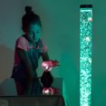 thumbnail image 2 of Playlearn 1.2m Sensory Bubble Tube Lamp & Plasma Lamp Combo - Color Changing and Fake Moving Fish - Remote Control Autism Light Floor Lamp, 2 of 6