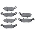 thumbnail image 1 of KMG Front + Rear Brake Pads Compatible with 2009 Suzuki M1500 M90 Boulevard - Non-Metallic Organic NAO Brake Pads Set, 1 of 4