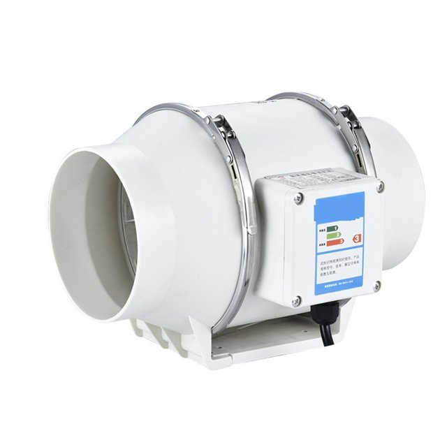 Round Exhaust Fans Home Silent Inline Pipe Duct Fan Bathroom Extractor Ventilation Kitchen Toilet Wall Air Clean Ventilator ,Long Lasting