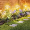 thumbnail image 4 of Wzzjkit Solar Powered Three Headed Embroidered Simulation Flower Lamp for Outdoor Courtyard Decoration Floor Lamp, 4 of 5