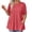 Watermelon Red, variant on Cameland Womens Summer Tops Short Sleeve T Shirts Crew Neck Plus Size Loose Fit Tee Blouse Casual Comfy Tunic Tops