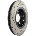 thumbnail image 2 of Stoptech 127.33069L 21.9 mm Slotted & Drilled Sport Brake Rotor for Audi TT, 2 of 4