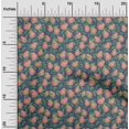 thumbnail image 2 of oneOone Silk Tabby Red Fabric Pear Dress Material Fabric Print Fabric By The Yard 42 Inch Wide, 2 of 4