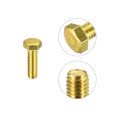 thumbnail image 4 of Unique Bargains Brass Hex Bolts, M6x20mm 5 Pack Fully Thread Grade 4.8 Machine Screws, 4 of 4