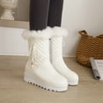 thumbnail image 1 of LSLJS Women's Snow Boots, Winter Warm Thick-soled Inner Height-increasing Cotton Snow Shoes, 1 of 9