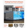 thumbnail image 2 of KFFKFF 18ft Round Pool Liner Pad, Pool Liner Pad for Above Ground Swimming Pools, Pool-Mat Prevents Punctures, Recycled Geotextile Material Underlayment Pads, Extend Service Life, 2 of 9
