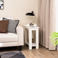 thumbnail image 4 of Gymax 2 PCS 2-Tier End Table Modern Sofa Bedside Compact Nightstand with Storage Shelf, 4 of 10