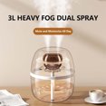 thumbnail image 3 of Humidificateur à Pulvérisation 3 L pour Maison et Chambre, Grande Capacité, Veilleuse Silencieuse Alimentée par USB, 3 of 8