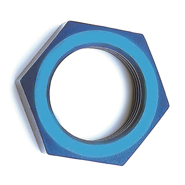 SpeedFX Nut 560331 Bulkhead Nut; -3AN; Anodized; Blue; Aluminum; Set Of 2