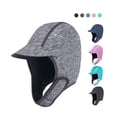 thumbnail image 4 of Chapeaux de Plongée Réglables Léger Bloc de Soleil École de Couleur Unie Surf Casquette de Natation Porter Résistant Protection de la Tête Combinaisons Hommes Gymnase Surf Gris, 4 of 9