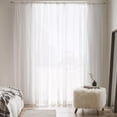thumbnail image 4 of Bouclair Rideau Transparent Carla Blanc 52x108 Po (132x274 cm), 4 of 8