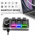 thumbnail image 4 of One hand Wired RGB Keyboard Mini Mechanical Keyboard USB Custom keyboard Macro Programmable keyboard 6, 4 of 8