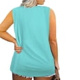 thumbnail image 4 of SMihono Womens Tops Womens Tank Top Women Oversize Summer Women Printed Color Dots V Neck Tank Sleeveless Tee Plus Tops Tank Tops for Women Womens Summer Tops, 4 of 6