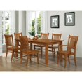thumbnail image 3 of Coaster Marbrisa Slat Back Wood Dining Chairs in Brown, 3 of 4
