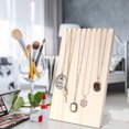 thumbnail image 2 of 9 Fentes Bijoux Présentoir Support de Rangement Collier Porte Bracelet Organisateur Accessoire, 2 of 8