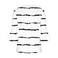 thumbnail image 5 of Hauts à Manches 3/4 pour Femmes Femmes Été Aguichant Plissé Imprimé Régulier Femmes Manches 3/4 Col en V Boutons Hauts Blouse Hauts d'Été pour Femmes Aguichant Aguichant Hauts d'Été pour Femmes Hauts d'Été Aguichant pour Femmes, 5 of 5