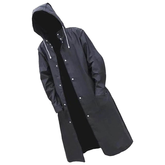 Imperméable Réutilisable Femmes Hommes Poncho Séchage Rapide Adulte Randonnée Vêtement de Pluie Capuche Imperméable Vêtement de Pluie L