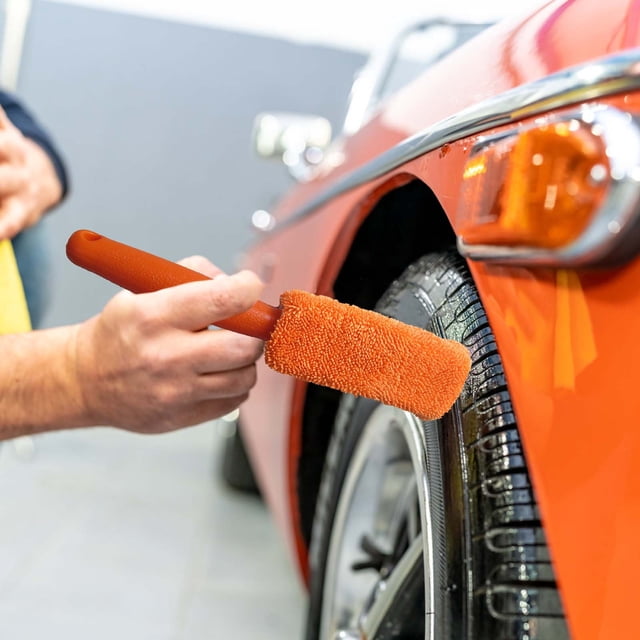 JMYHOAM Clean Gadgets Car Washing, Tire Brushing, Fiber Brushing, Car Wheel Hub Brushing, Twisted Braid Cloth, Car Cleaning Products Cleaning Supplies