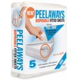 thumbnail image 1 of PEELAWAYS Disposable Fitted Bed Sheets Mattress Pad Protector &acirc; 100% Waterproof Designed Especially for Incontinence &acirc; Luxurious, 1 of 9