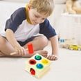 thumbnail image 2 of Educational Toys Wooden Hammering Ball With Hammer Box Color Cognit Toy, 2 of 9