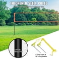 thumbnail image 4 of VEVOR Système de Filet de Volleyball Portable pour l'Extérieur, Poteaux en Aluminium à Hauteur Réglable, Ensemble de Volleyball Professionnel avec Volleyball en PVC, Pompe, Sac de Transport, 4 of 9