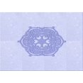 thumbnail image 1 of Ahgly Company Tapis d'Intérieur Lavables en Machine Rectangle Bleu Lavande Transitionnel, 6' x 9', 1 of 7