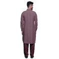 thumbnail image 3 of Atasi Kurta Pathani Classique à Col pour Garçons Chemise en Rayonne à Poche avant, 3 of 5
