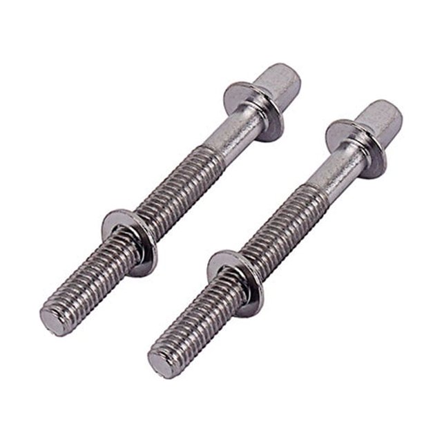 Decodeary 2 Pieces Drum Set Screws Drums Mounting Screw Percussion Instrument Part As shown 60mm 1Set