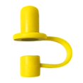 thumbnail image 3 of Lipstore Straw Cover Cap Dustproof Silicone Straw Tips Cover for Kitchen Home Outdoor Yellow, 3 of 8