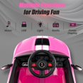 thumbnail image 4 of Licensed Ford Mustang GT500 Ride on Car for Kids by OLAKIDS, Battery Powered Electric Vehicle with Remote Control, Headlight, Power Display, USB, Music, Radio, Aged 3-8, 4 of 9