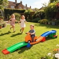 thumbnail image 2 of Qaba 9.8 ft Up and Down Roller Coaster for Kids w/ Side Steps, for 2-5 Yrs, 2 of 10