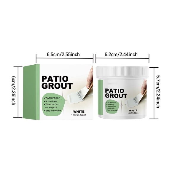 Tile Grout for Daily Household Use,Applying for Sealing and Filling Gaps in Floor Tiles Portable Convenient