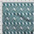 thumbnail image 3 of oneOone Cotton Poplin Fabric Parallelogram & Triangle Geometric Print Fabric By The Yard 42 Inch Wide, 3 of 4
