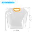 thumbnail image 2 of Unique Bargains 5L Collapsible Water Container Bag, Plastic Storage Jug Folding Water Bag, 4 Pack Clear, 2 of 7