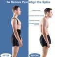 thumbnail image 2 of Amdohai Back Brace Posture Corrector for Women and Men - Adjustable Posture Back Brace for Upper and Lower Back Pain Relief - Improve Back Posture and Lumbar Support, 2 of 7