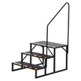 thumbnail image 2 of Yiwa Heavy Duty RV Step Ladder with Handrail, Stable Stairs for Mobile Homes, Pools, Hot Tubs, and Trampolines, 2 of 6