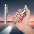 thumbnail image 1 of UsRHHA Mini Pen Style LED Flashlight, High Brightness Stainless Steel Portable Pocket Torch, AAA Battery Powered Camping Travel Light, 1 of 6