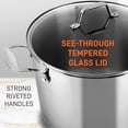 thumbnail image 5 of NutriChef Heavy Duty 12 Qt Stainless Steel Soup Stock Pot w/ Handles & Lid, 5 of 5