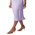 thumbnail image 4 of Robe d'Été Plissée de Couleur Unie pour Femmes, 4 of 9