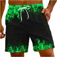 thumbnail image 2 of LSLJS Men's Impression Spéciale Flamme Beach Pantalon Décontracté Shorts Cadeaux for Men, 2 of 9