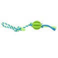 thumbnail image 2 of Dog Training Treats Teething Rope Toy, Bite Resistant Dog Puzzle Teething Toy Healthy  For Chewing For Puppies Green, 2 of 8