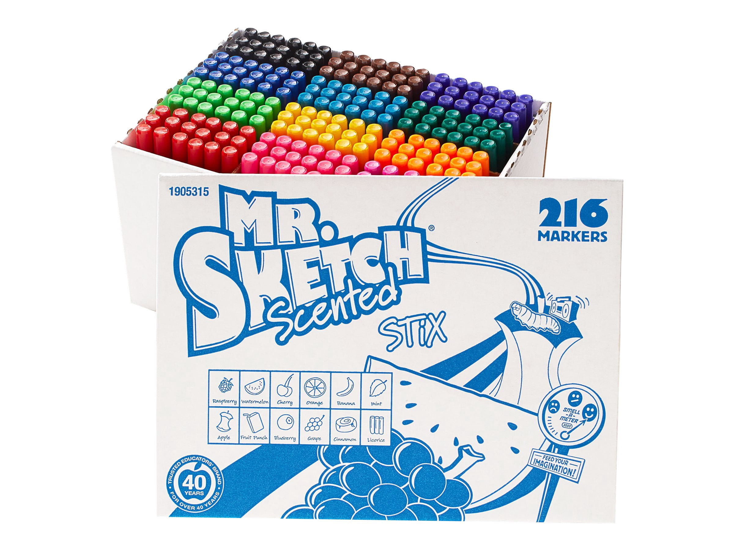Mr. Sketch STIX - Marker - permanent - assorted vibrant colors (pack of 216)